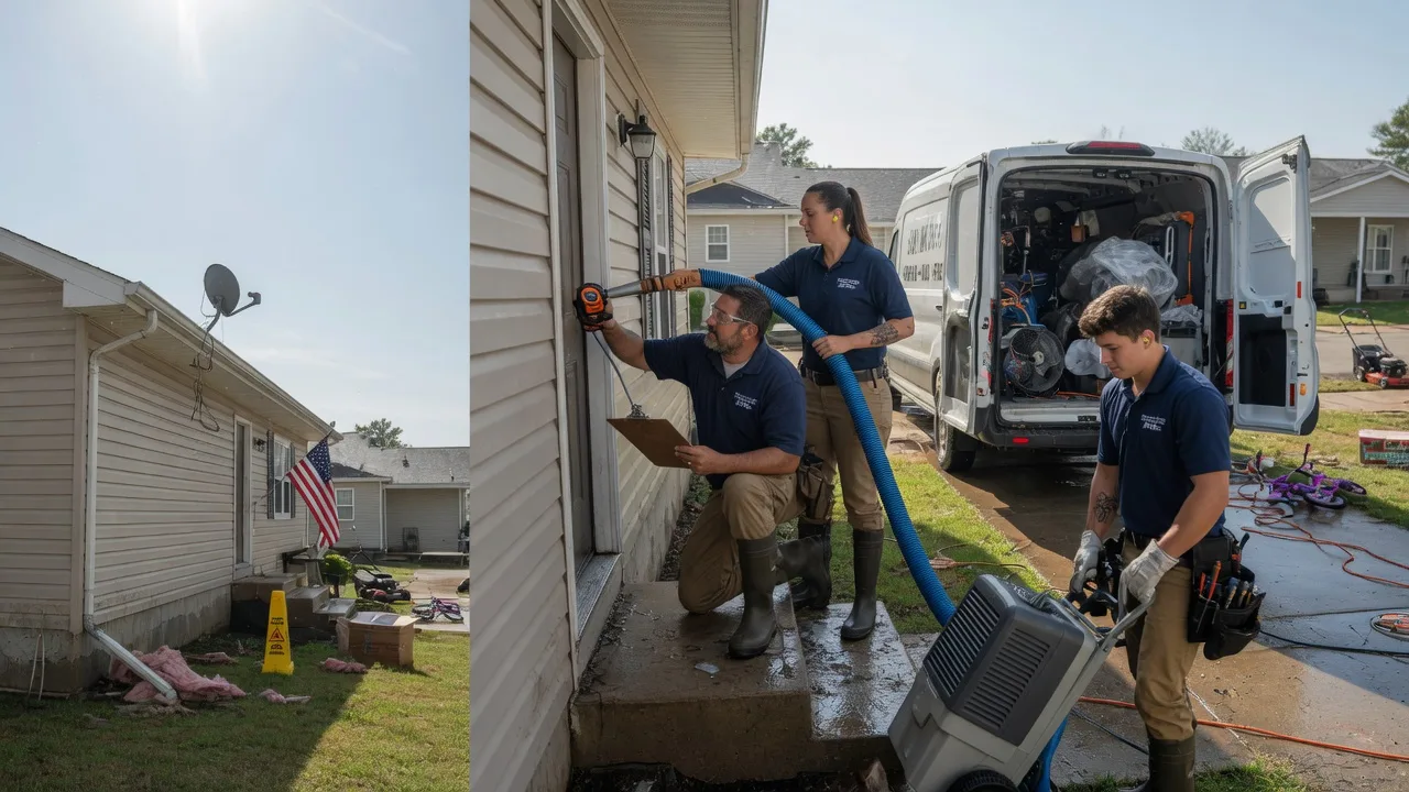 Ceiling Water Damage Restoration in Charleston, AR near me