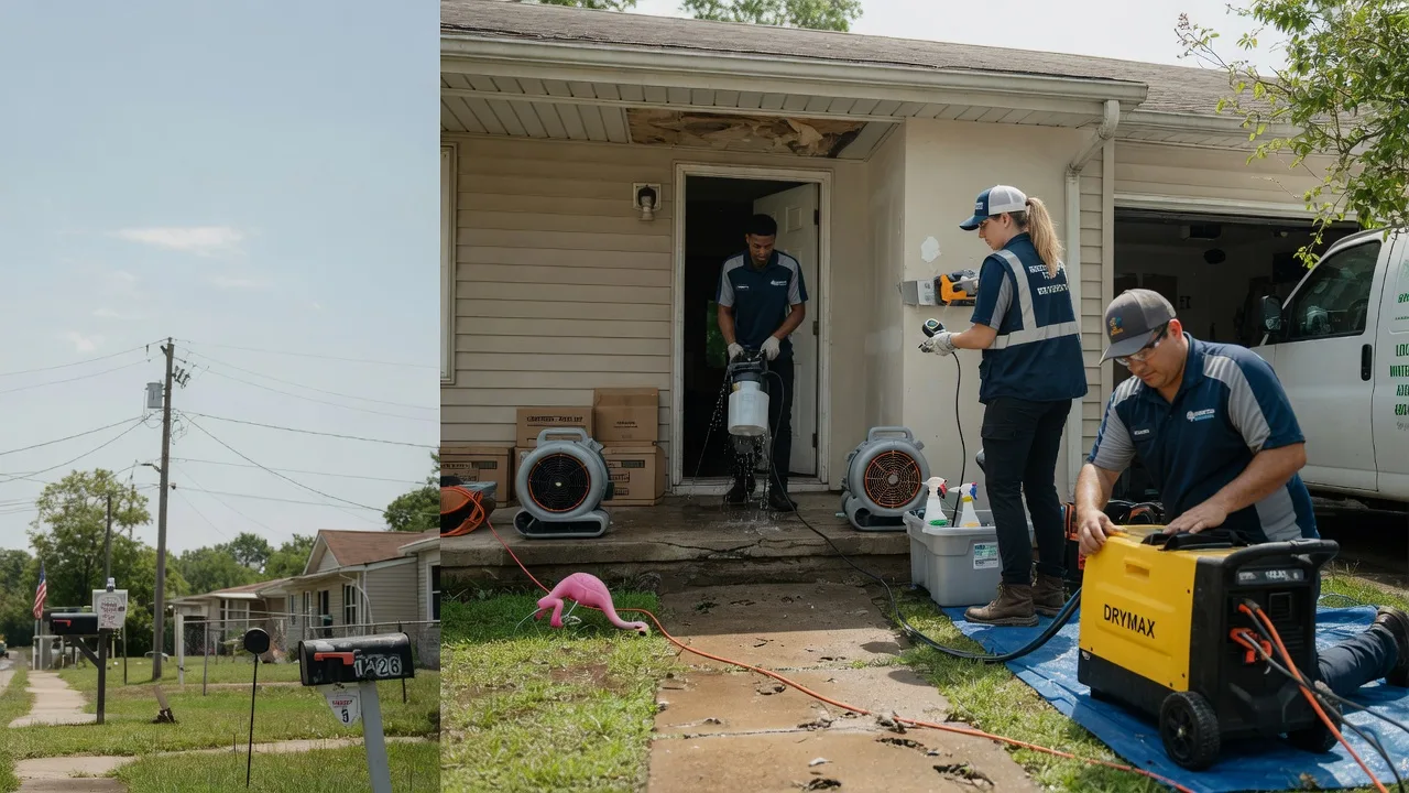 Storm Damage Water Removal in Charleston, AR near me